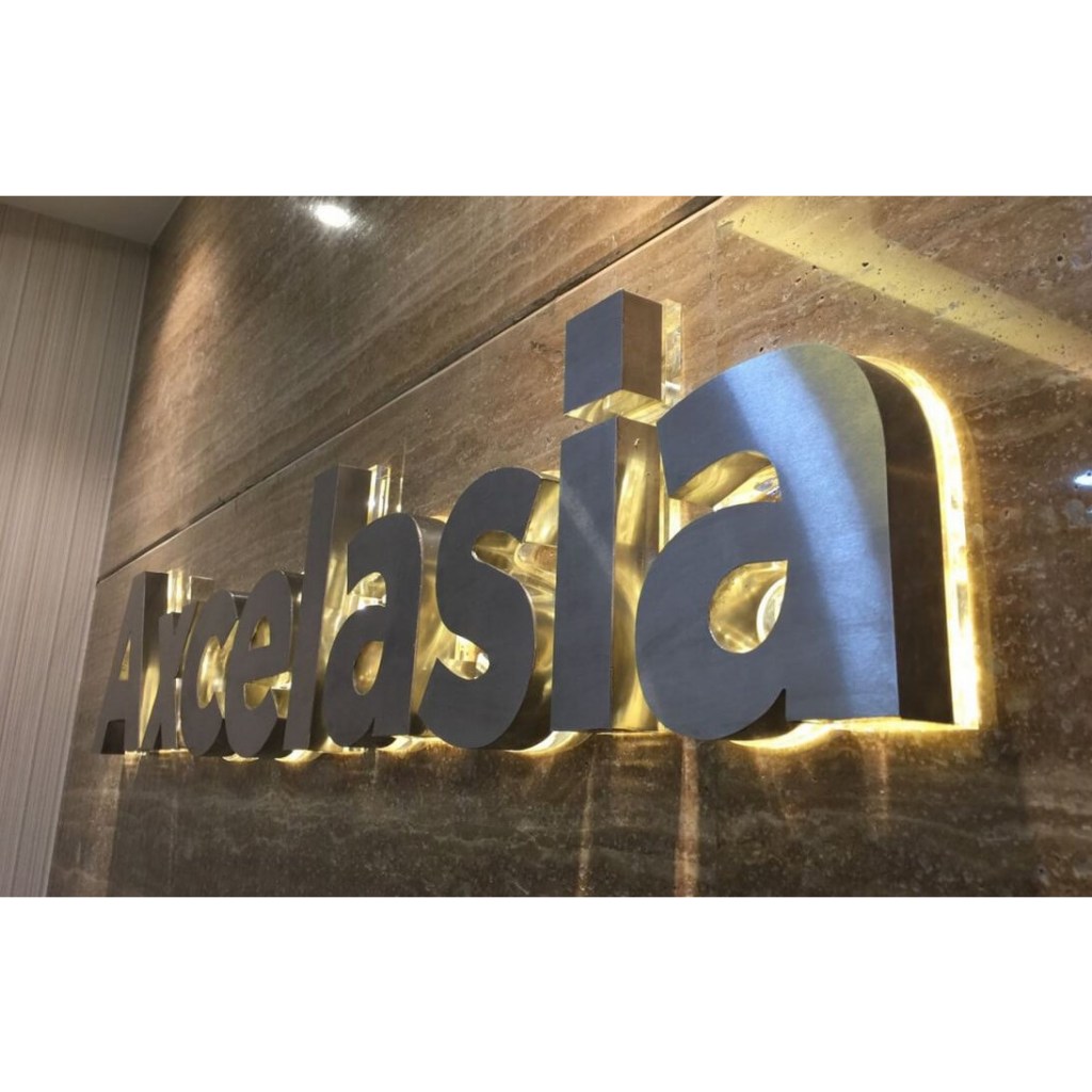 Huruf Timbul Stainless LED Backlight Custom