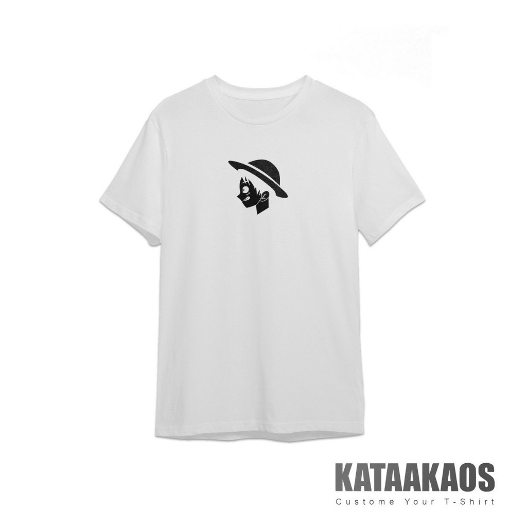 Kaos Anime - Desain Onepiece Luffy - Kaos Custom
