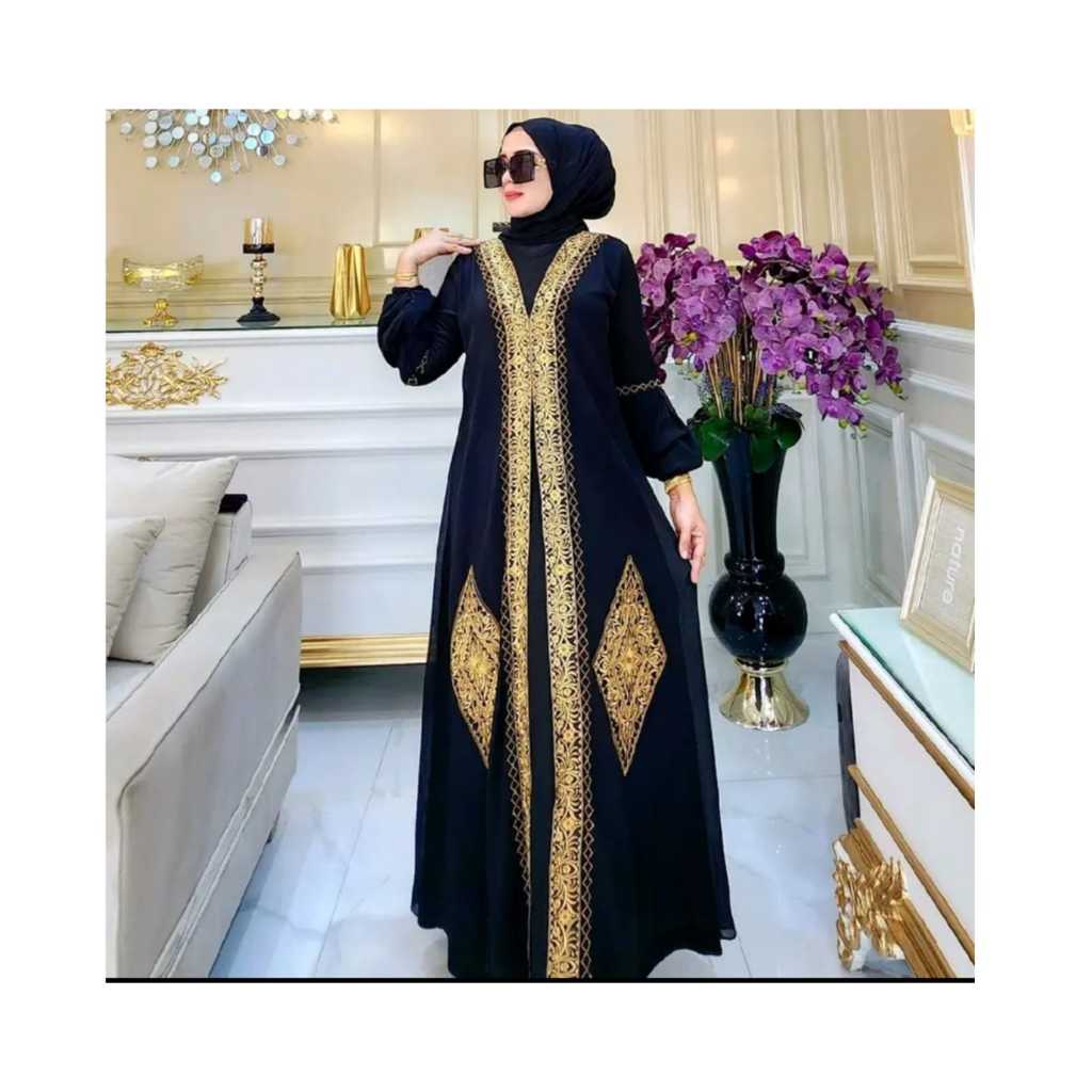 Abaya Turkey baru, Abaya Turkey Hitam, GAMIS Turkey premium, GAMIS Hitam,