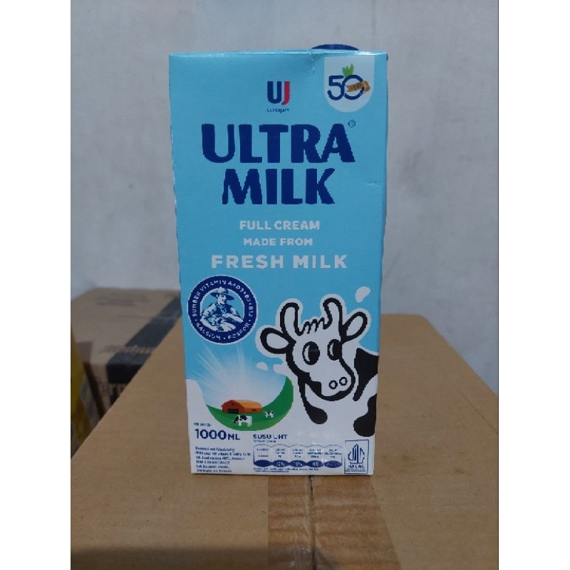 

Susu Ultra Milk/Susu UHT/Susu Full Cream 1lt