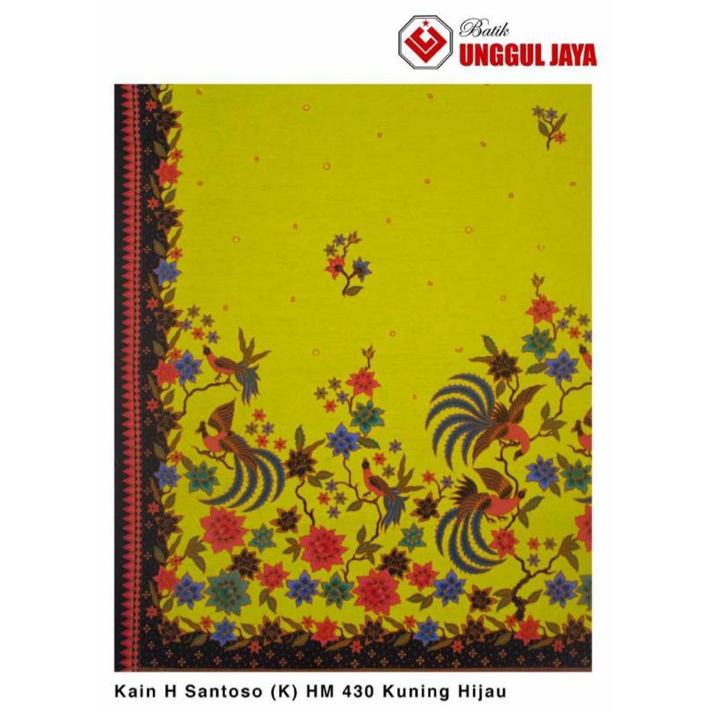 Kain Batik Cibulan Hitam Manis 430 H Santoso | Unggul Jaya