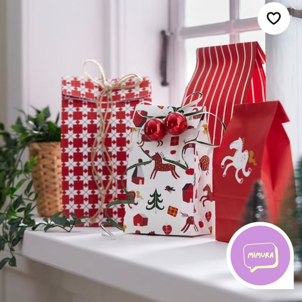 

Paper Bag Premium Natal Christmas Gift Goodie Bag Kertas Kado IKE4