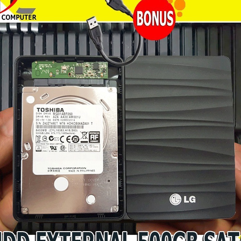 New Stock HDD Internal 500GB Laptop 2.5" Tosiba Slim.