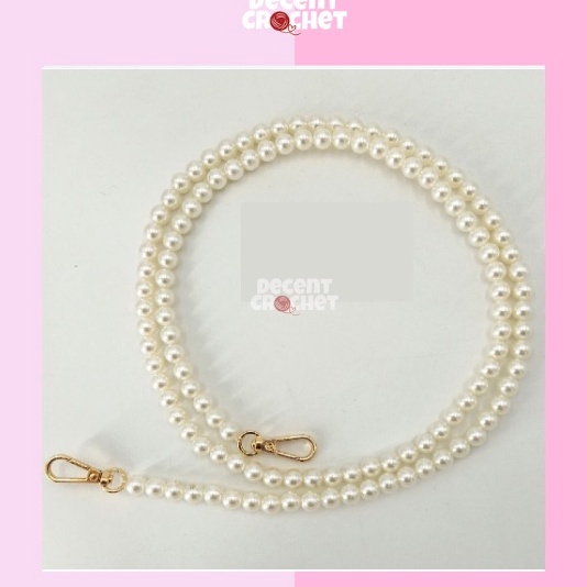 Diskon Rantai Tas Mutiara Chain Pearl Mutiara Kecil Lanyard Sling for Case / Tas.
