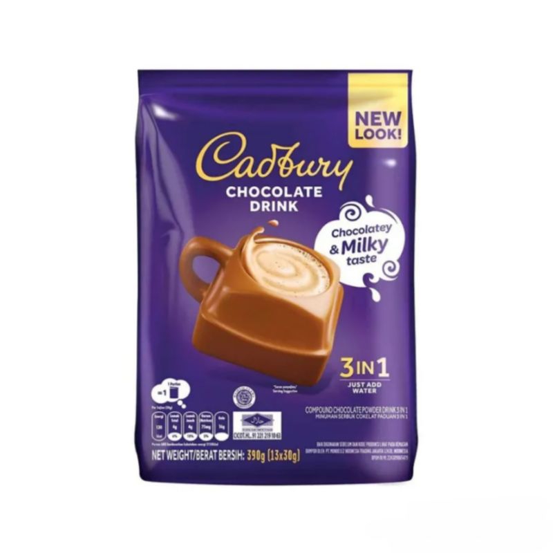 

CADBURY 3 in 1 Hot Chocolate Drink Thailand (13 sachet)