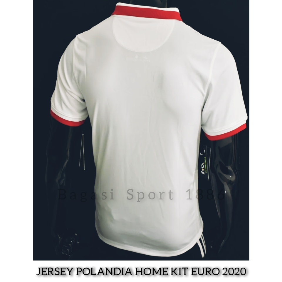 Jersey Baju Bola Negara Polandia Home Kit Kandang Piala Eropa 2020 2021 euro21 euro20 New Shirt Puti