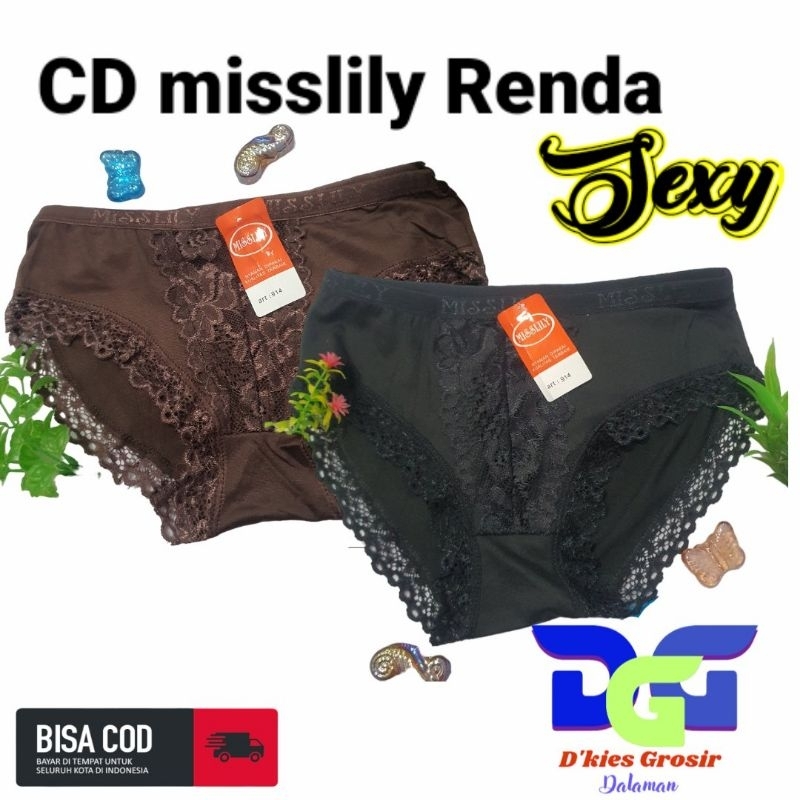 Celana Dalam CD Misslily Renda Tali Kecil Grosir Murah