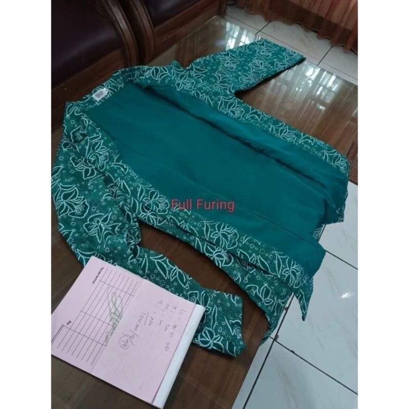 Seragam baju PKK Nasional perempuan wanita 2023 terbaru ready Batik PKK hijau tosca furing non furin