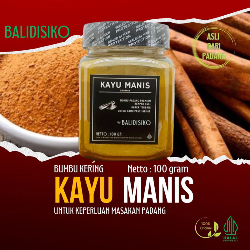 

Kayu Manis Ceylon Organik Bubuk Asli 100 gr