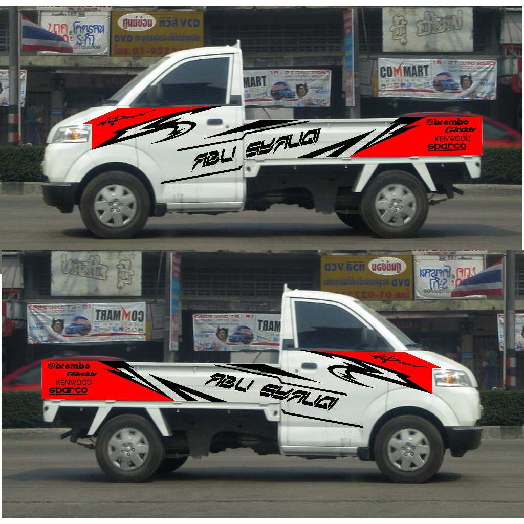 0135 CUTTING STICKER MOBIL APV PICK UP