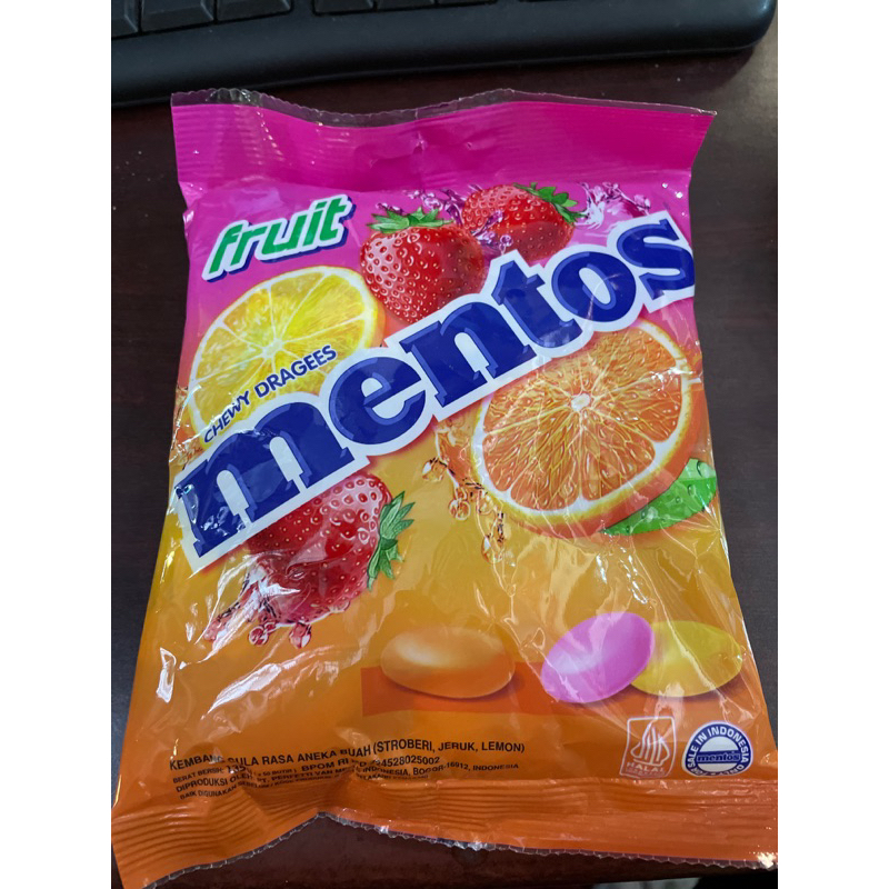 

PERMEN MENTOS FRUIT 135gr