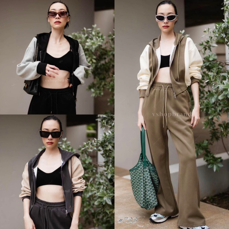 ONE SET JAKET WANITA LENGAN PANJANG CELANA JOGGER KULOT WANITA IMPORT HIJAB BUMIL BUSUI FRIENDLY