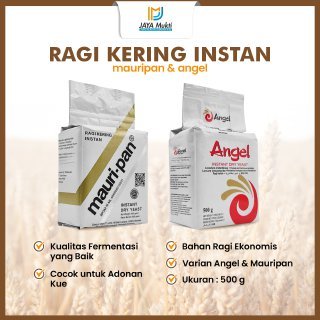 

Ragi Instan 500Gr Bahan Adonan Kue Roti Donat Bakpau Higienis