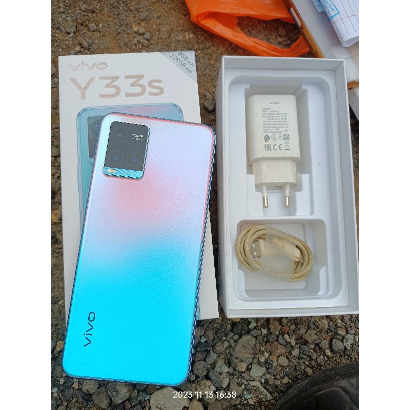 HP VIVO Y33S ram 8+4/128 gb fullset
