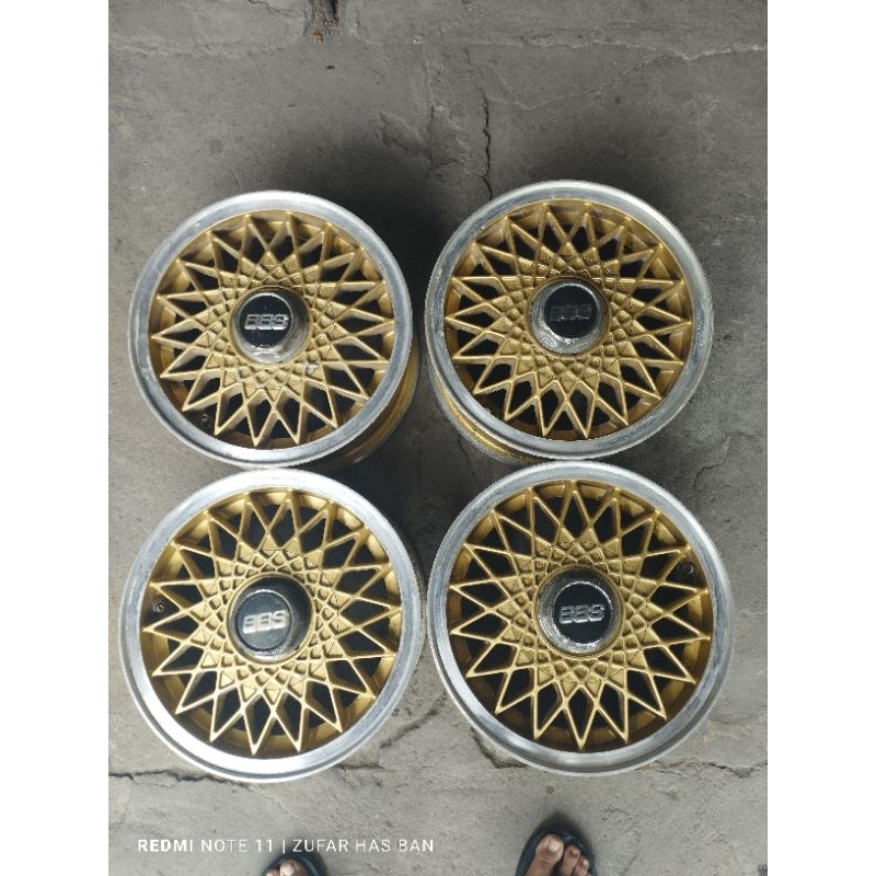 Velg Mobil ORIGINAL BBS Type RZ by Enmaru R13 Pcd 4x114 Carry Futura ST20 Colt T120 Avanza Xenia