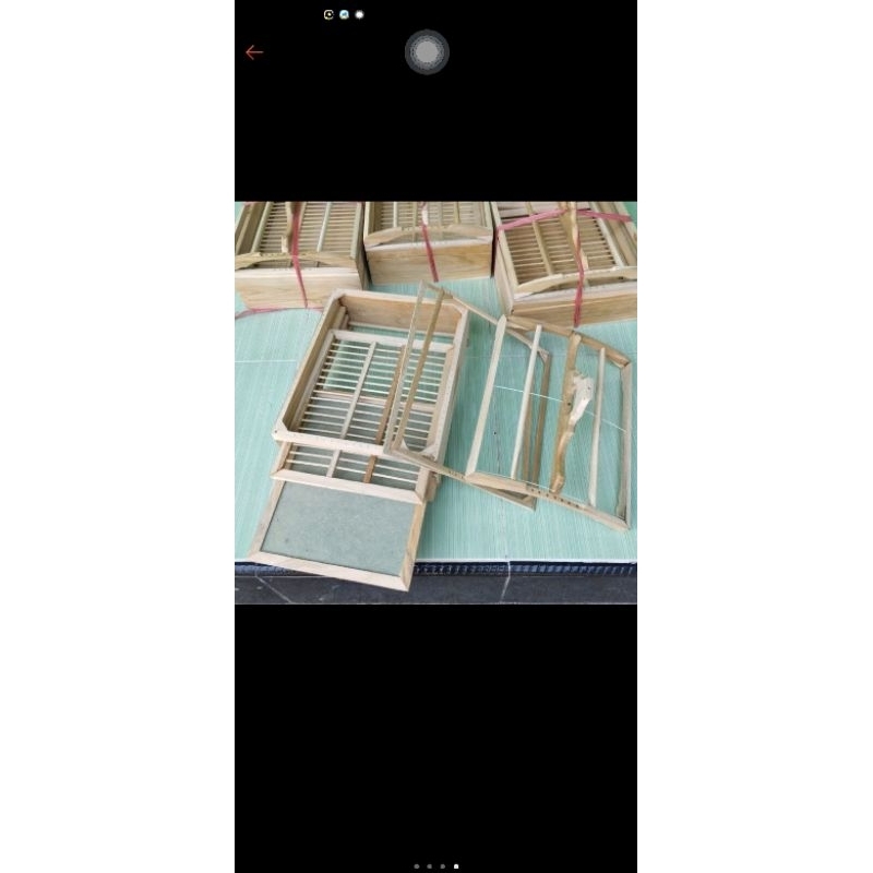 sangkar burung no 4  ambrukan,tiang besi