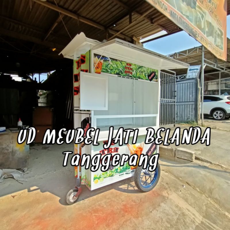 gerobak minuman gerobak es teh viral