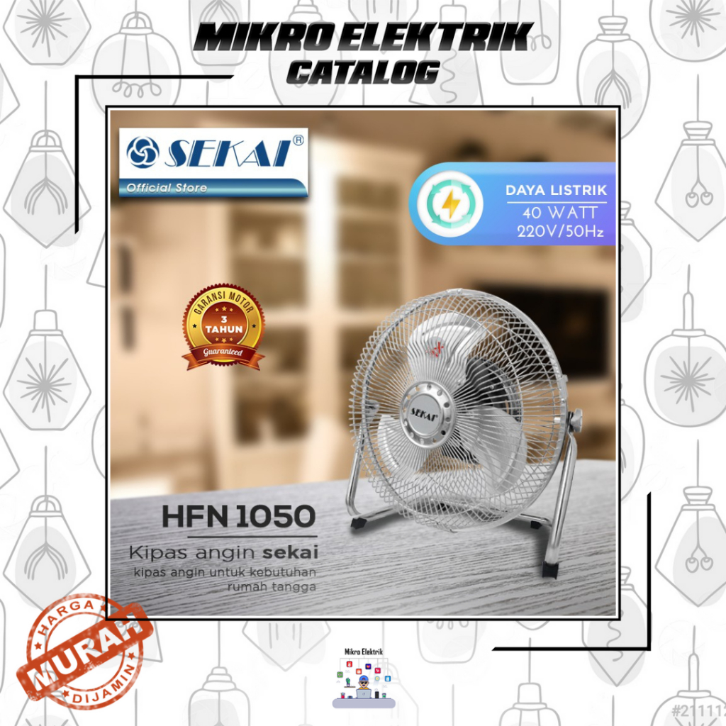 Kipas Angin Tornado Sekai HFN-1050 / HFN 1050