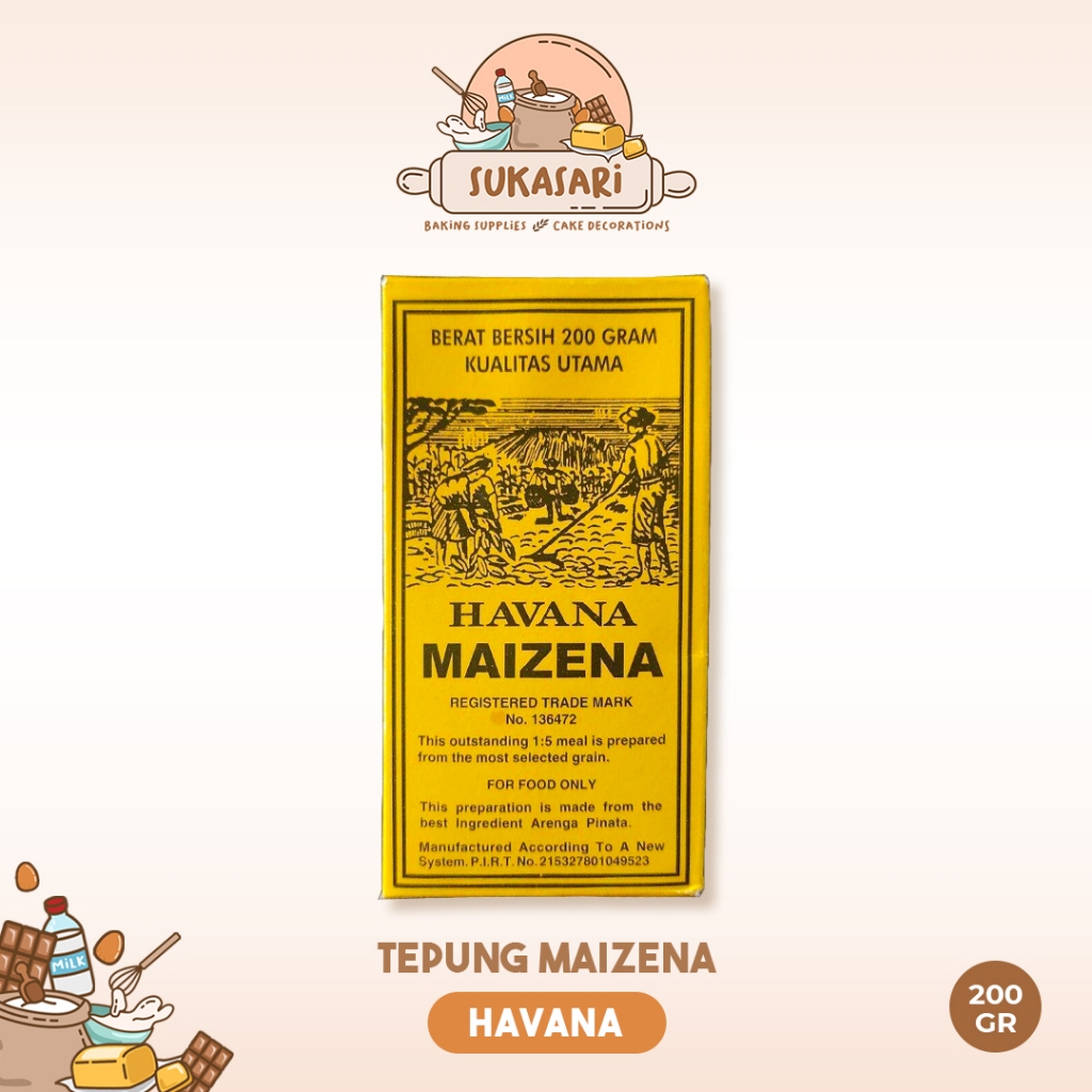 

Sukasari - Tepung Maizena Havana 200gr / Corn Starch / Tepung Jagung