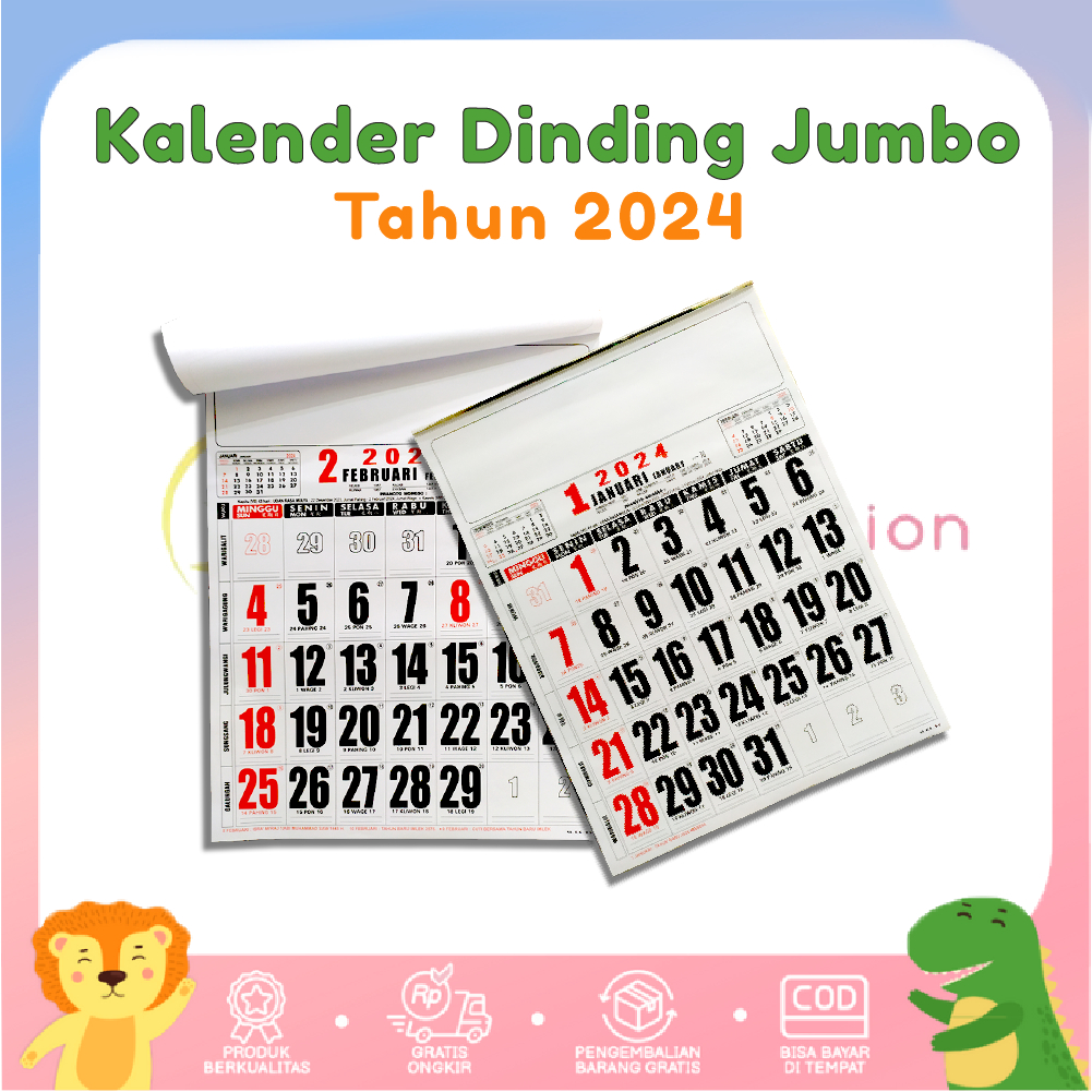 

Kalender Dinding Jumbo Tahun 2024