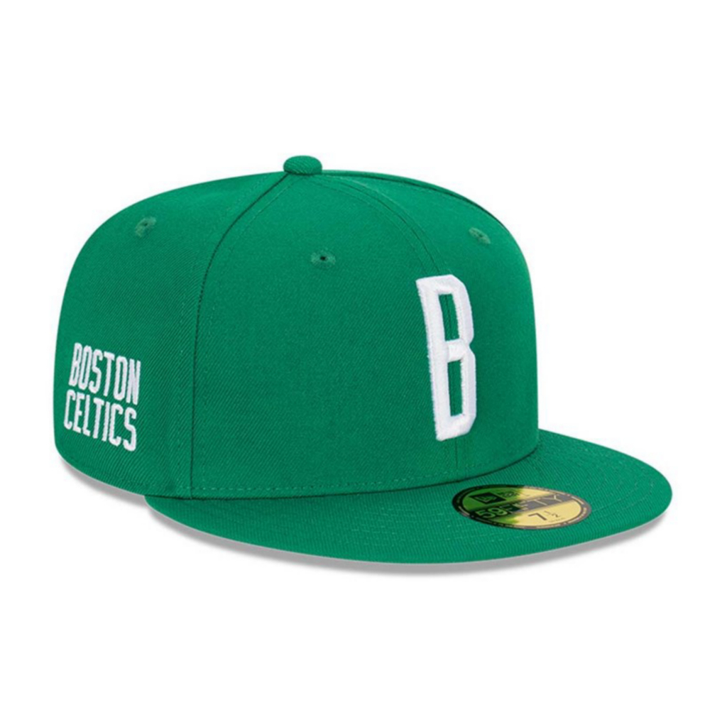 Topi New Era Cap Boston Celtics Ligature 59Fifty Fitted Hat Original