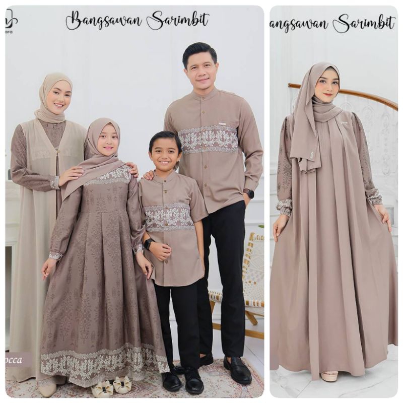 [FREESTOK SILAHKAN CHAT] Sarimbit Keluarga Lebaran Idul Fitri 2024 Bangsawan Sarimbit Series by Leen