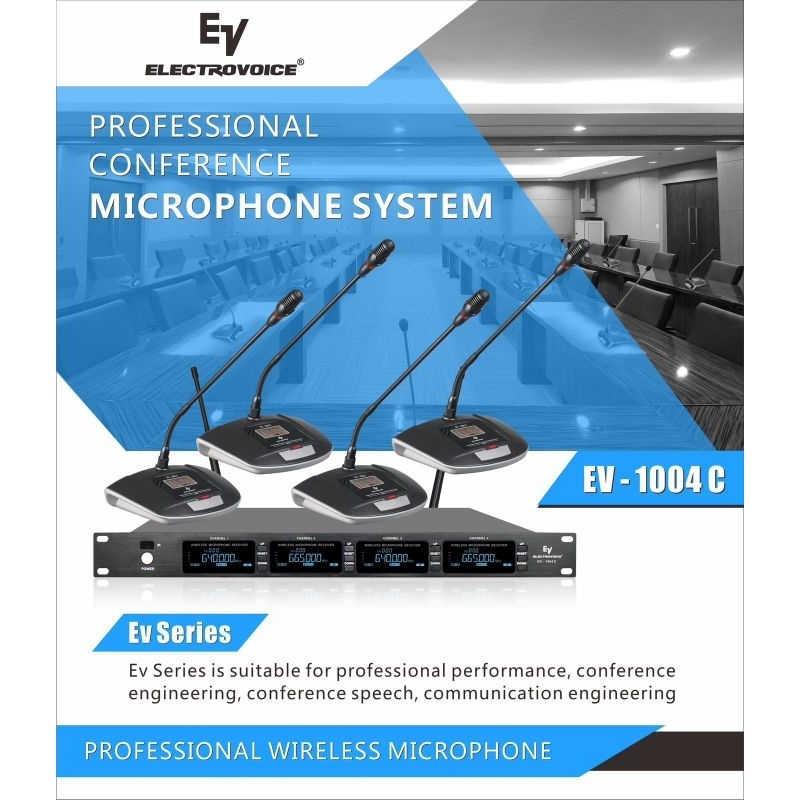 Mic Wireless microphone Podium Electro Voice EV 1004C Original ElectroVoice EV 1004 C