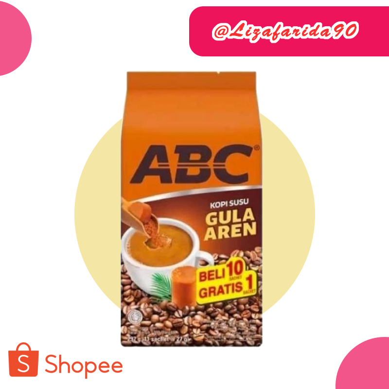 

ABC Kopi Susu Gula Aren Sachet 27 g x 10