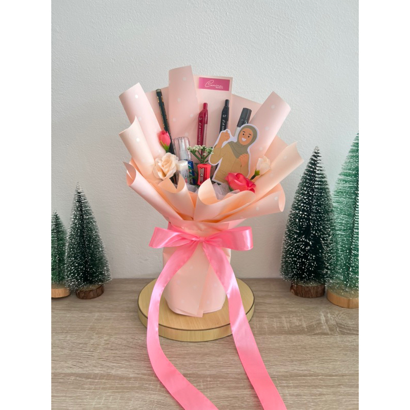 Buket Hadiah Hari Guru Stationary Alat Tulis