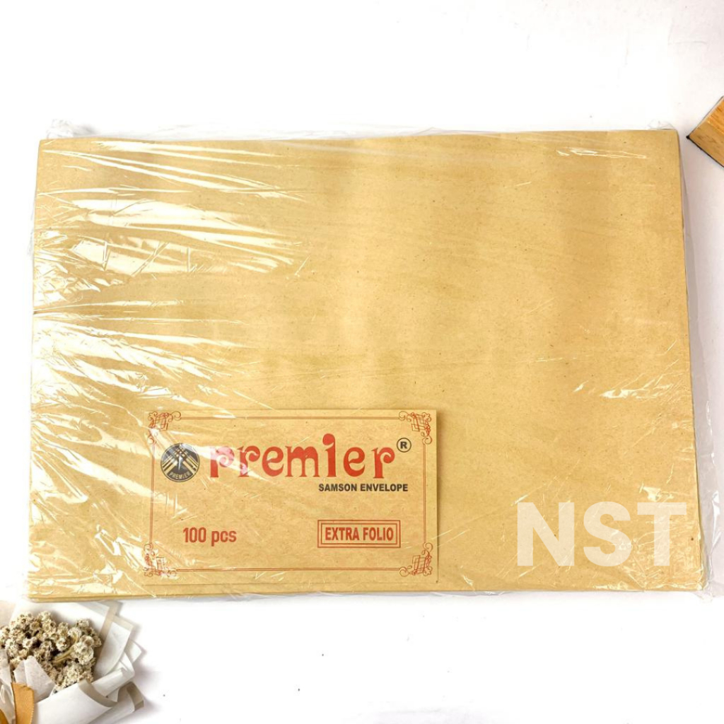 

(ISI 100 Lembar)Amplop/Envelope/Surat Coklat Bagus Premier Samson E(28cm×40cm)