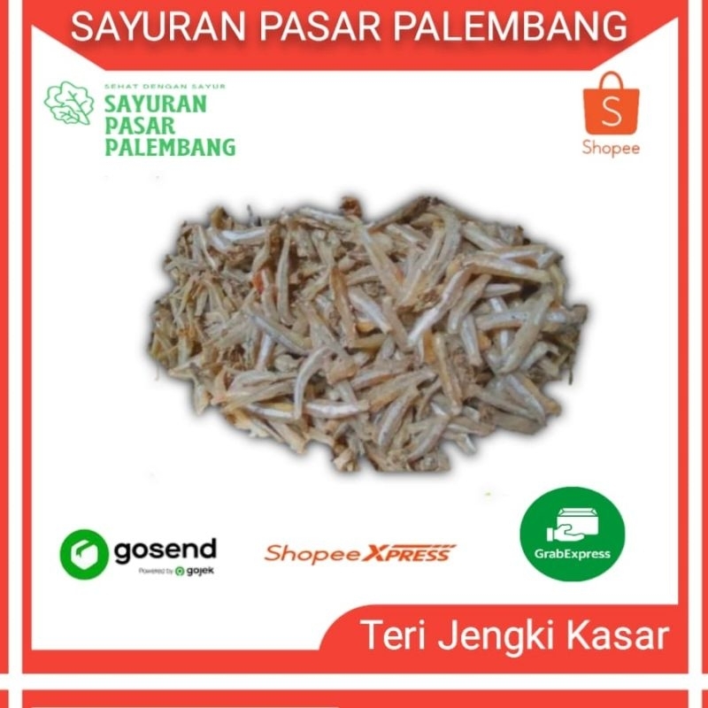 

Teri jengki kasar - Sayuran Pasar Palembang