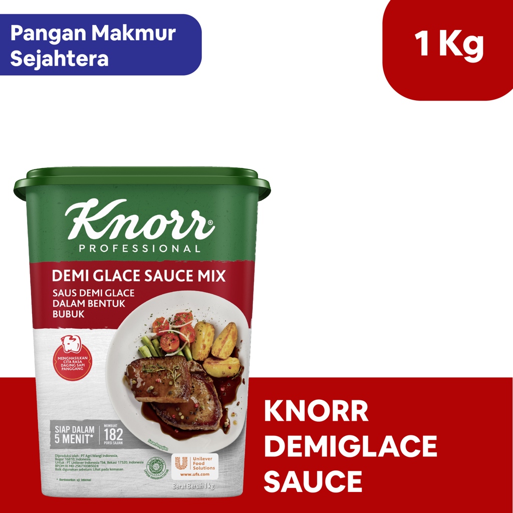 

KNORR - DEMI GLACE SAUCE MIX / SAUS DEMI GLACE BUBUK 1kg