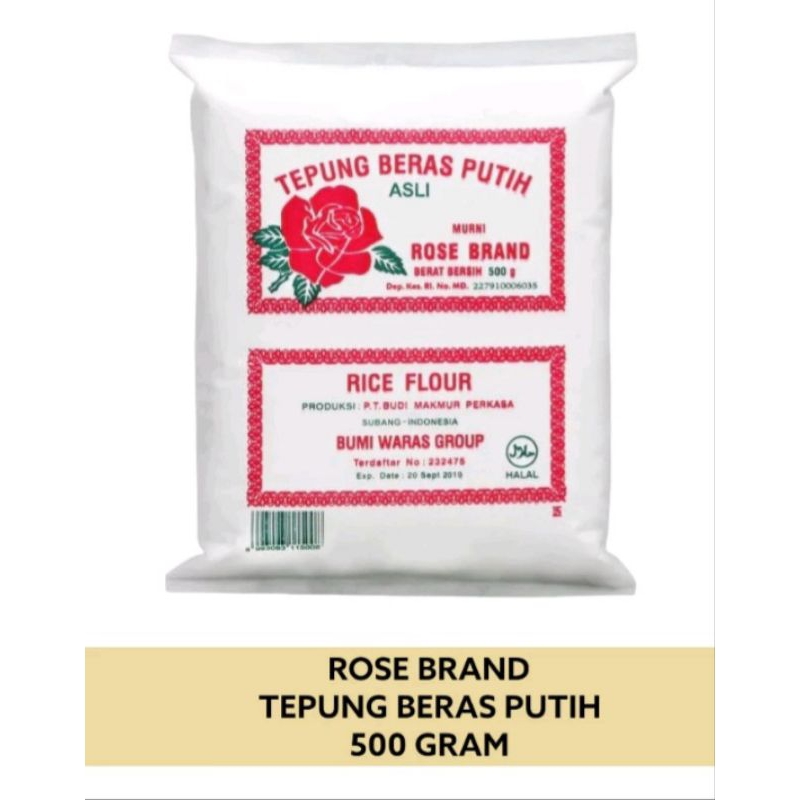 

TEPUNG BERAS PUTIH ROSE BRAND 500gr / TEPUNG BERAS ROSEBRAND 500 GRAM