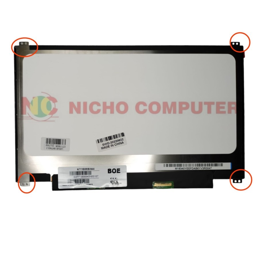 LED 11.6 SLIM 30 PIN U/D ASUS E202 N116BGE-EA2 REV C.3 (BAUT SEJAJAR) - NORMAL