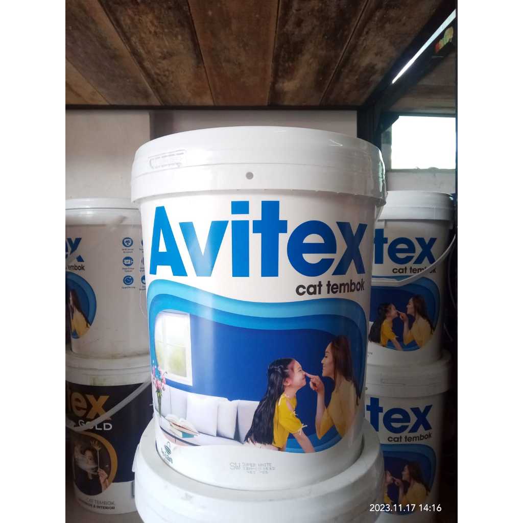 Cat Avitex Avian Brands Tembok Dinding 25kg / Cat Interior 1 Ember Pail Pel 25 kg