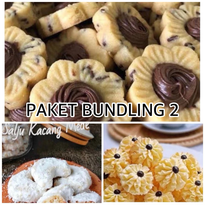 

PAKET BUNDLING 2 (NUTELLA COOKIES, SALJU MEDE, SEMPRIT SUSU KEJU) TOPLES TABUNG 600ML