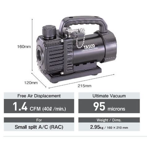 TASCO VACUUM PUMP POMPA VAKUM AC TA-150SV-EXP vakum pump AC mini