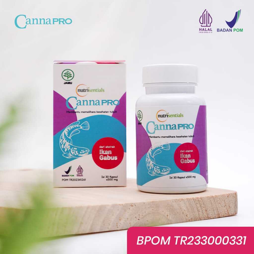 Ekstrak Ikan Gabus Original Obat Pasca Operasi CannaPro Penyembuhan 10 X Lebih Cepat isi 10 dan 30 K