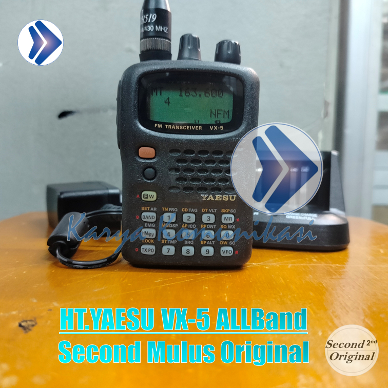 HT YAESU VX-5 Second mulus All Band ht.yaesu bekas mulus vx5 original
