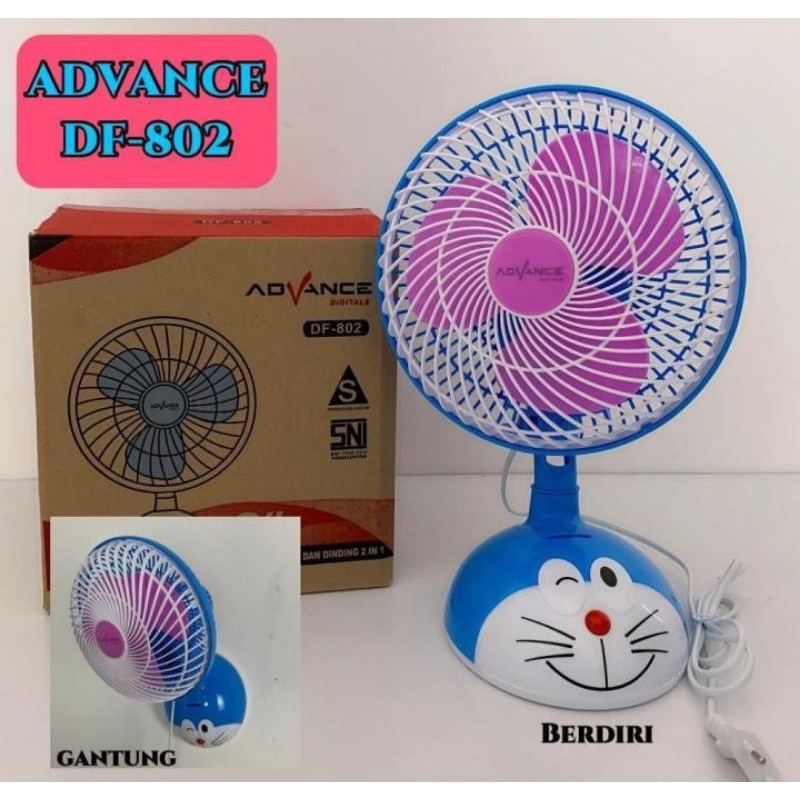 Kipas karakter advance 8" doraemon / kipas meja karakter advance 8" doraemon