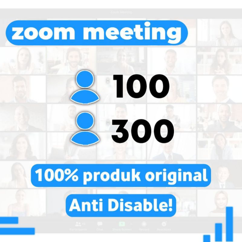 zoom meeting 100 peserta harian software