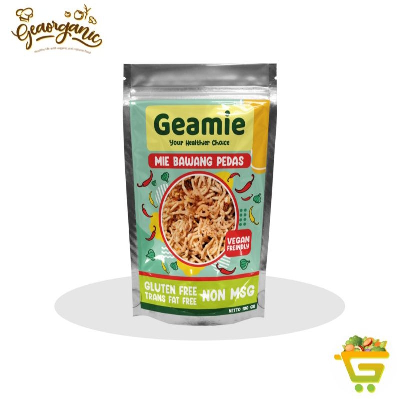 

Snack Mie Bawang Pedas Geamie Gluten Free 100gr