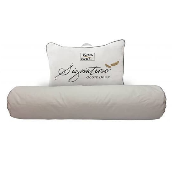 guling king koil signature goose down bolster - guling bulu angsa kingkoil signature goosedown