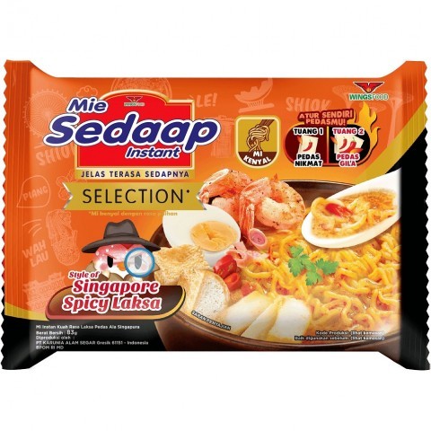 

Mie Sedaap Singapore Spicy Laksa 83gr