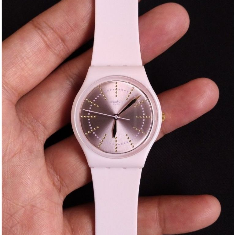 Jam Tangan Wanita Swatch Guimauve GP148 Original