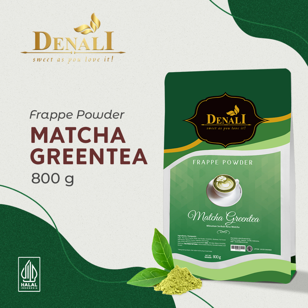 

Denali Frappe Powder - Matcha Greentea