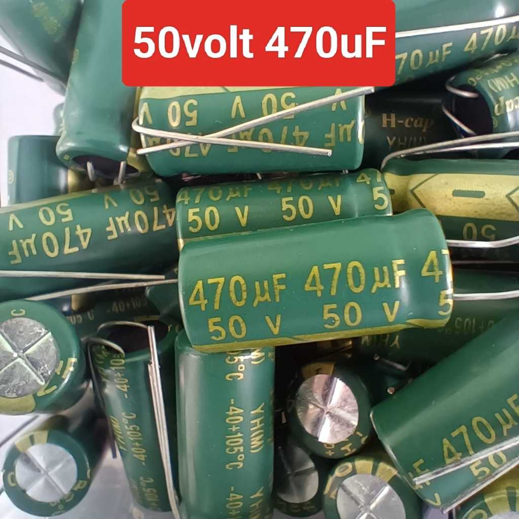 Elko Kapasitor 50v 470uf Elco Capasitor Kualitas Bagus