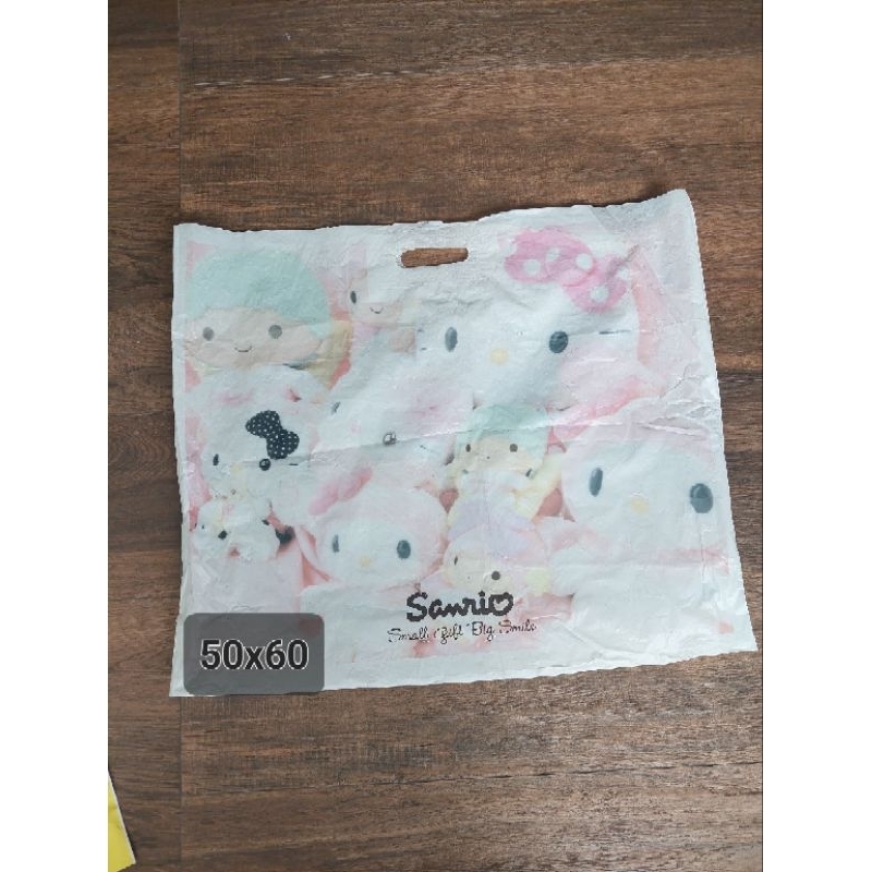 

TAS PLASTIK SHOPPING BAG HELLO KITTY ORIGINAL SANRIO JAPAN JUMBO
