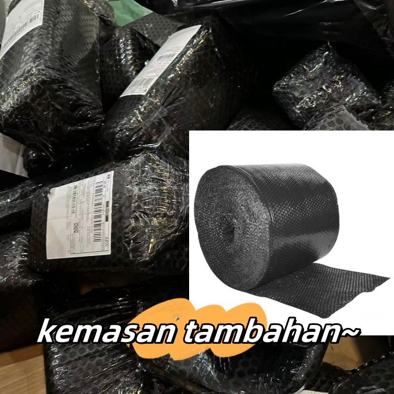 

Kemasan film gelembung/Packing ekstra menjadikan paket lebih aman