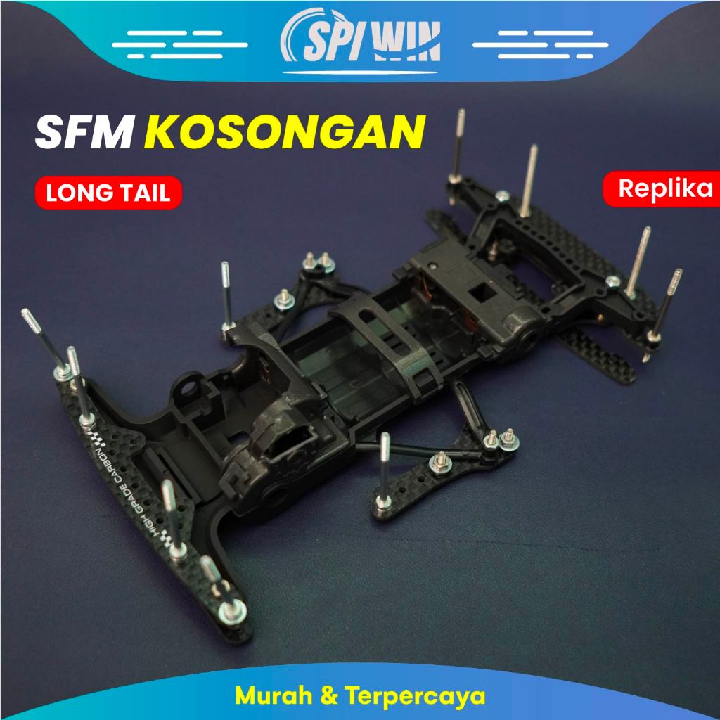 Tamiya Kosongan Damper Style SFM Chassis Carbon Ori dan Project D CSOA